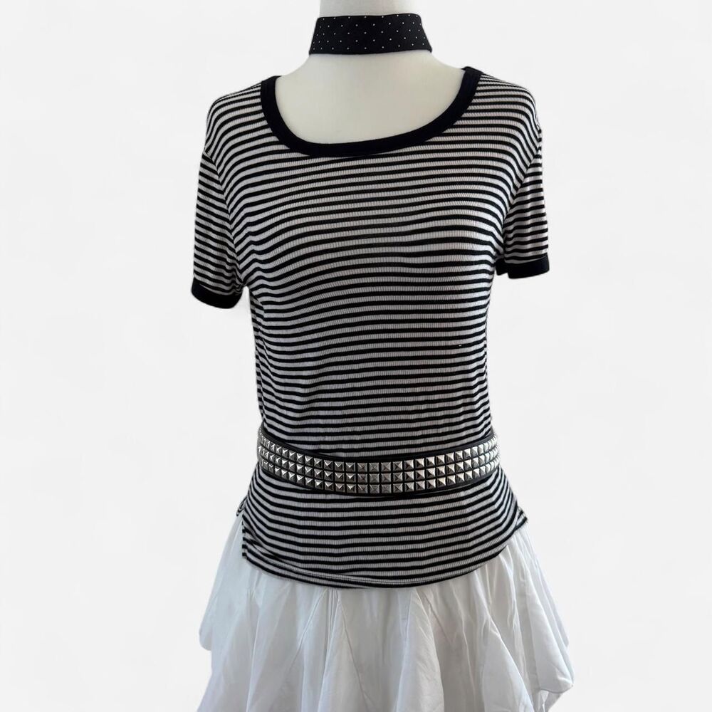 Black & White Soft & Sexy Collection American Eagle Outfitters short-sleeve top
